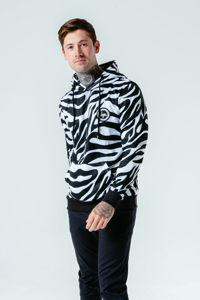 HYPE ZEBRA MEN'S PULLOVER HOODIE