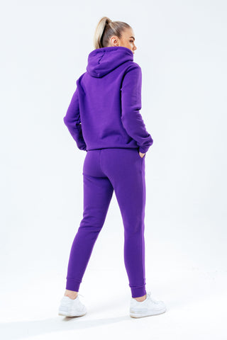 HYPE PURPLE SCRIBBLE WOMEN'S TRACKSUIT