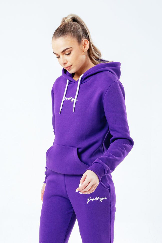 HYPE PURPLE SCRIBBLE WOMEN'S TRACKSUIT