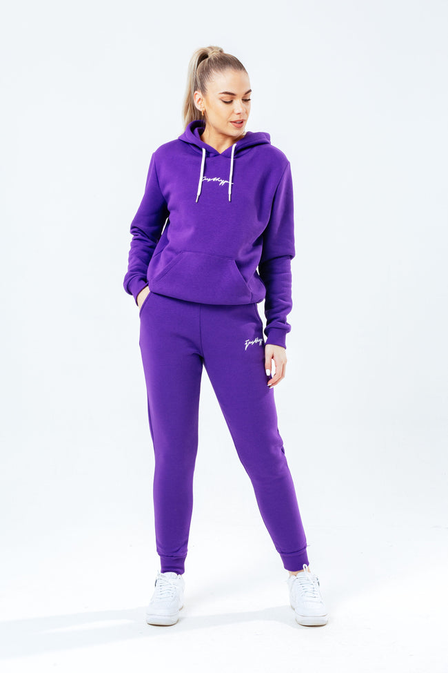 HYPE PURPLE SCRIBBLE WOMEN'S TRACKSUIT