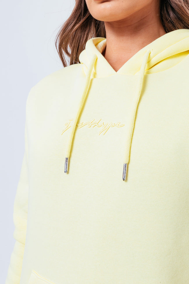 LIGHT YELLOW TONAL SCRIBBLE WOMEN'S TRACKSUIT