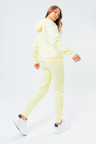 LIGHT YELLOW TONAL SCRIBBLE WOMEN'S TRACKSUIT