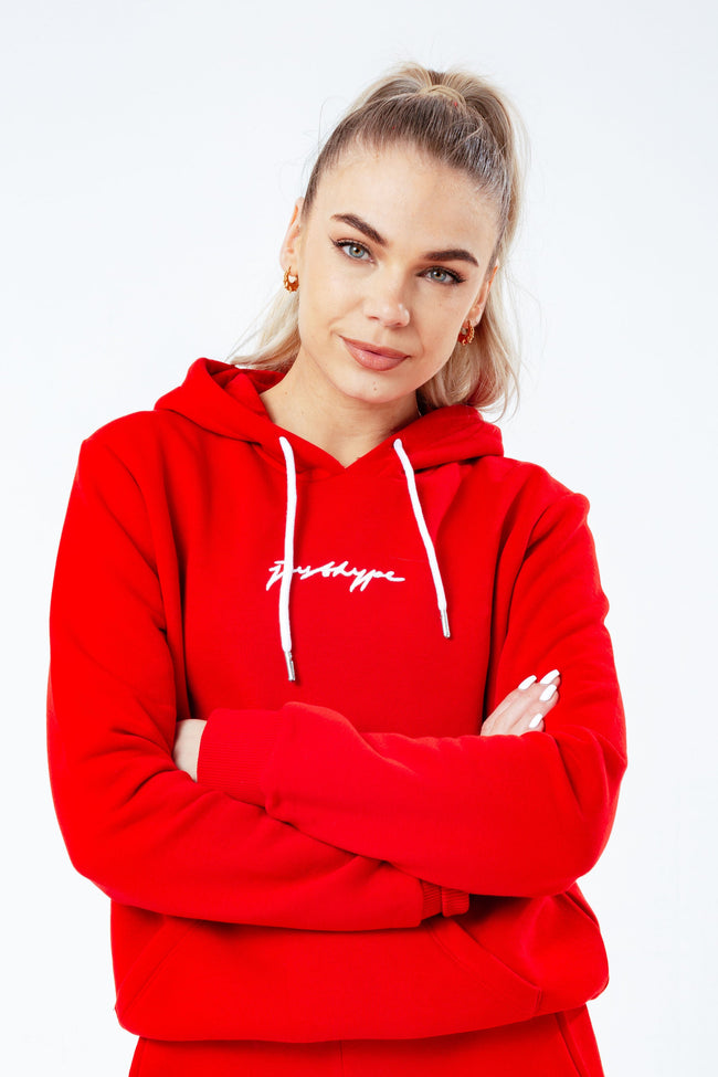 HYPE RED SCRIBBLE WOMEN'S TRACKSUIT