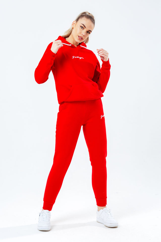 HYPE RED SCRIBBLE WOMEN'S TRACKSUIT