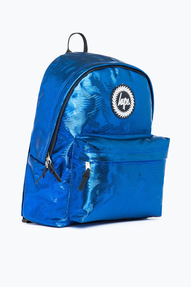 HYPE BLUE CAMO HOLO BACKPACK