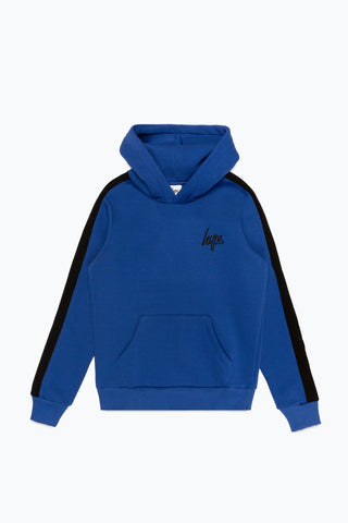 HYPE BOYS COBALT BLACK CONTRAST PANEL SCRIPT TRACKSUIT