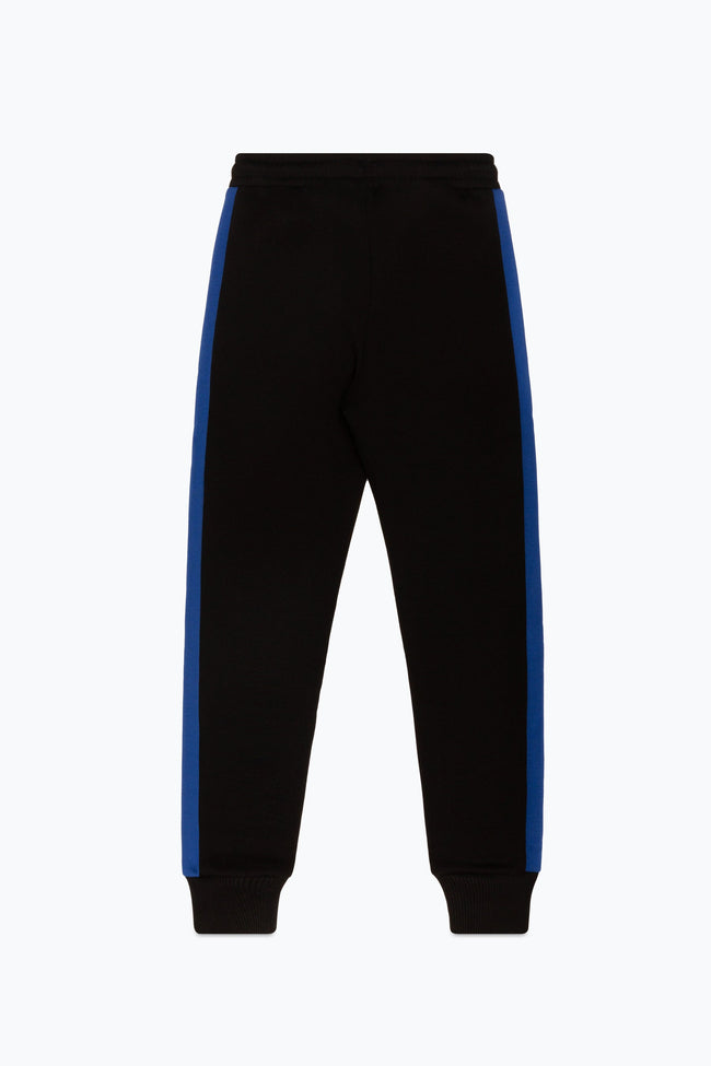 HYPE BOYS COBALT BLACK CONTRAST PANEL SCRIPT TRACKSUIT