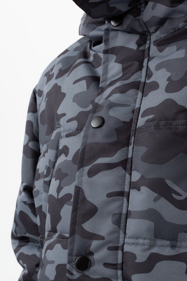 HYPE BOYS MONO CAMO SHORTS PADDED ARM CREST JACKET