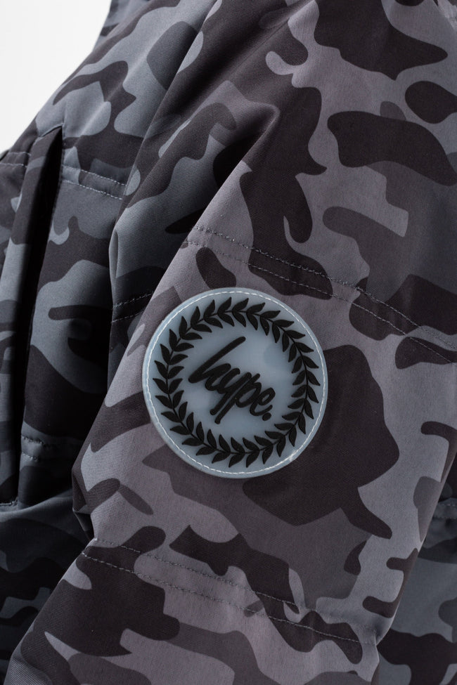 HYPE BOYS MONO CAMO SHORTS PADDED ARM CREST JACKET