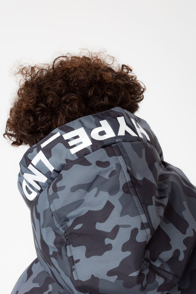 HYPE BOYS MONO CAMO SHORTS PADDED ARM CREST JACKET