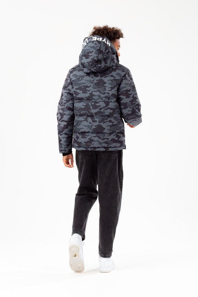 HYPE BOYS MONO CAMO SHORTS PADDED ARM CREST JACKET