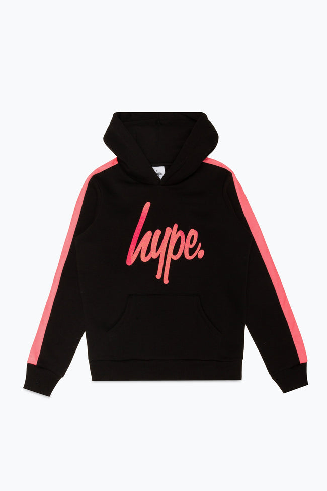 HYPE GIRLS BLACK PINK PANEL SCRIPT TRACKSUIT