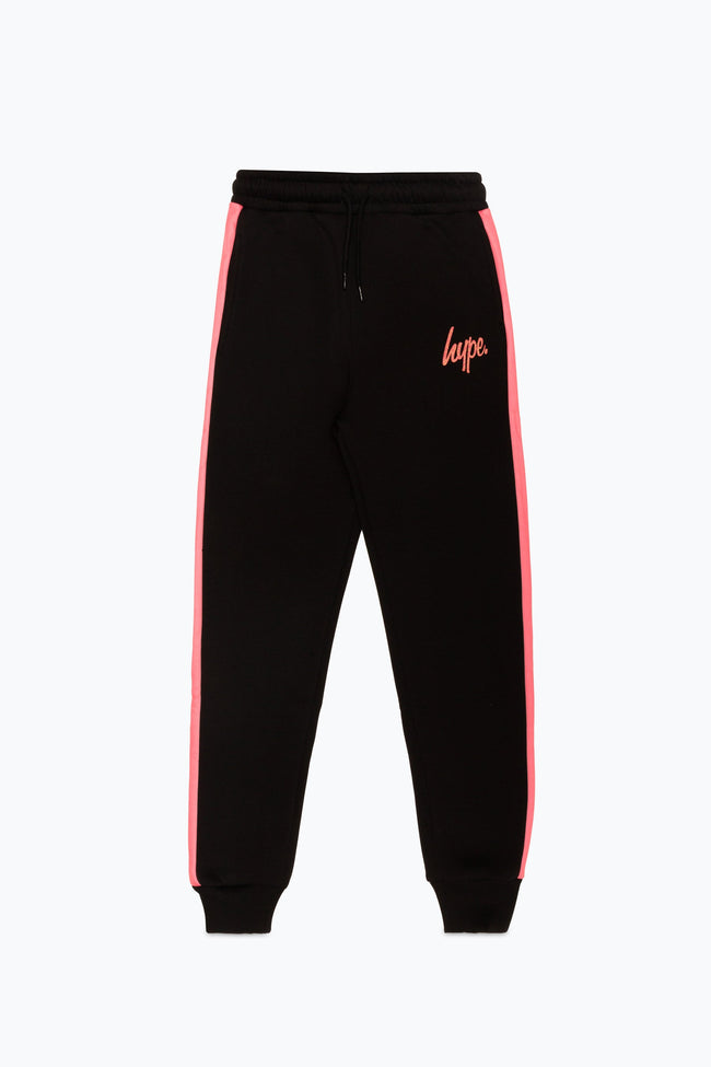 HYPE GIRLS BLACK PINK PANEL SCRIPT TRACKSUIT