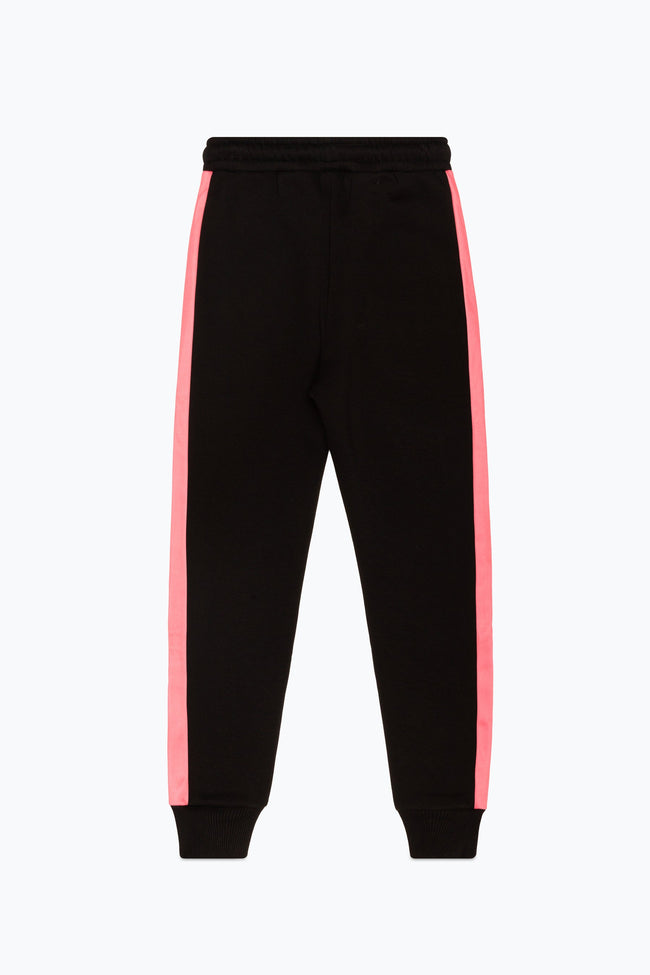 HYPE GIRLS BLACK PINK PANEL SCRIPT TRACKSUIT