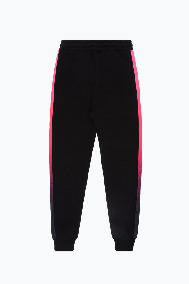 HYPE GIRLS PINK BLACK FADE PANEL SCRIPT TRACKSUIT