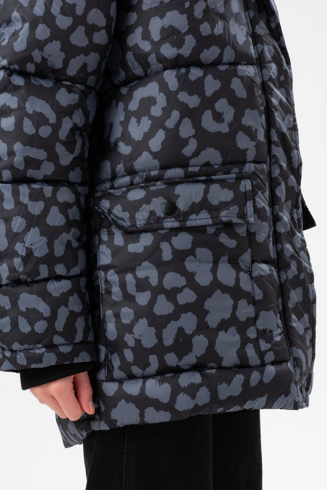 HYPE GIRLS MONO CAMO PADDED EXPLORER CREST JACKET