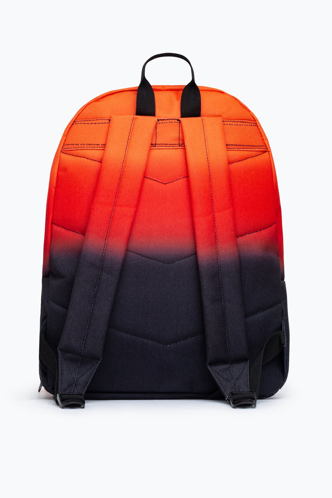 HYPE UNISEX BLACK RED FADE CREST BACKPACK