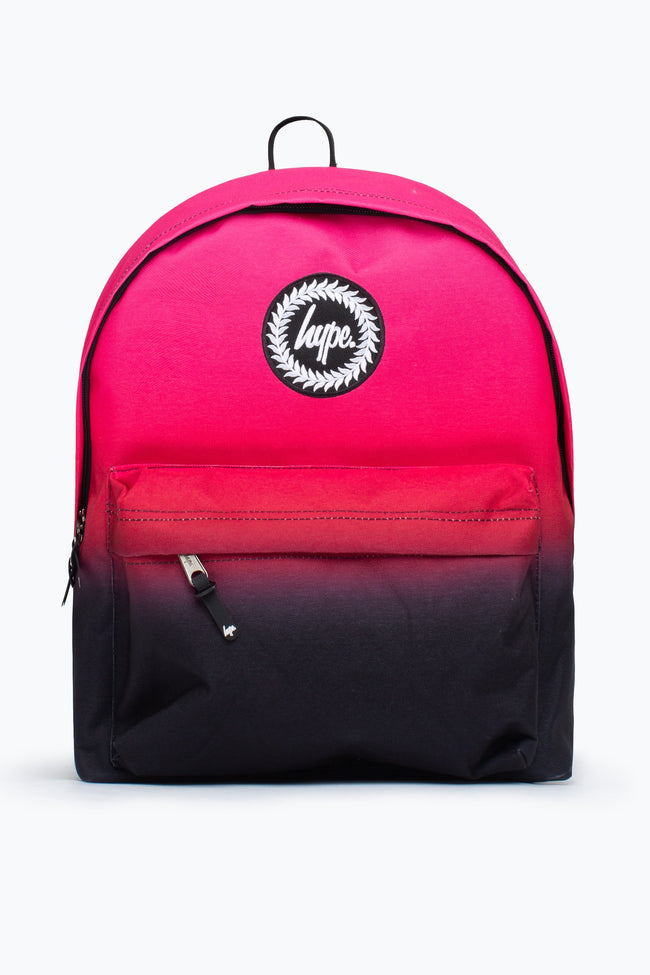 HYPE UNISEX PINK BLACK FADE CREST BACKPACK