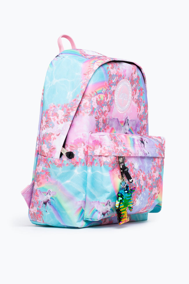 HYPE UNISEX HOLOGRAPHIC RAINBOW CREST BACKPACK