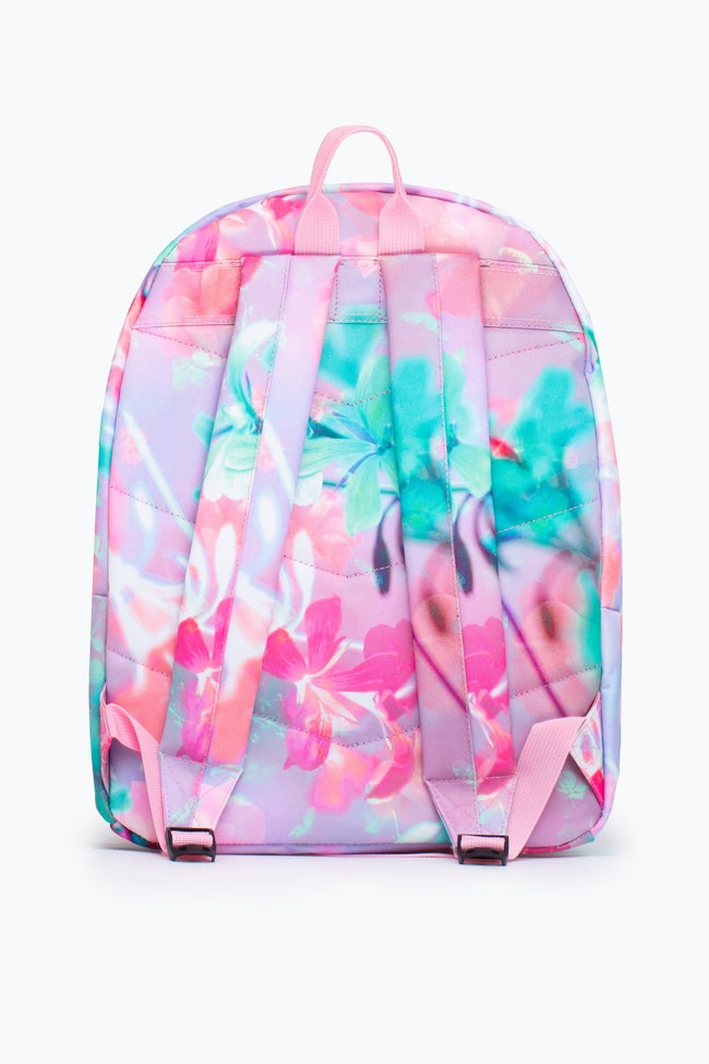 HYPE UNISEX PINK FROSTY FLOWER CREST BACKPACK