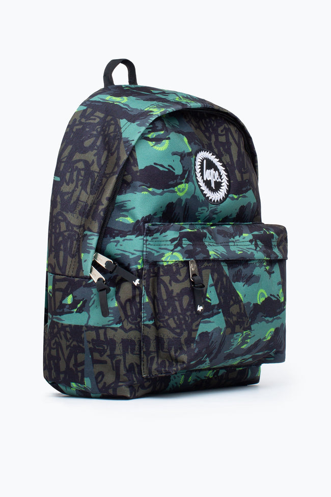 HYPE UNISEX TYLER CAMO CREST BACKPACK