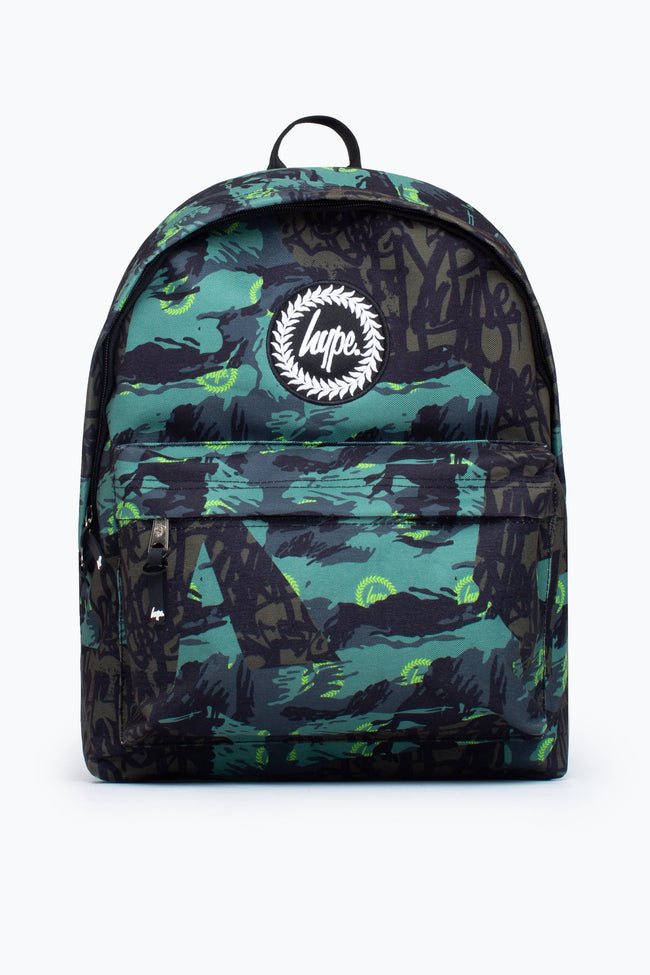 HYPE UNISEX TYLER CAMO CREST BACKPACK