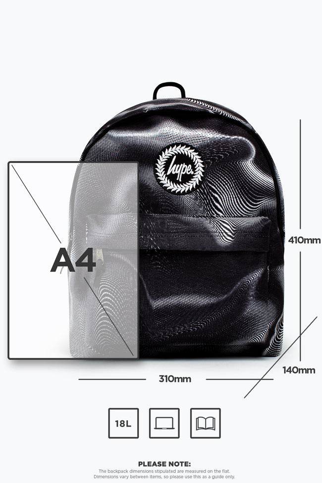 HYPE UNISEX MONO LINE WAVE CREST BACKPACK