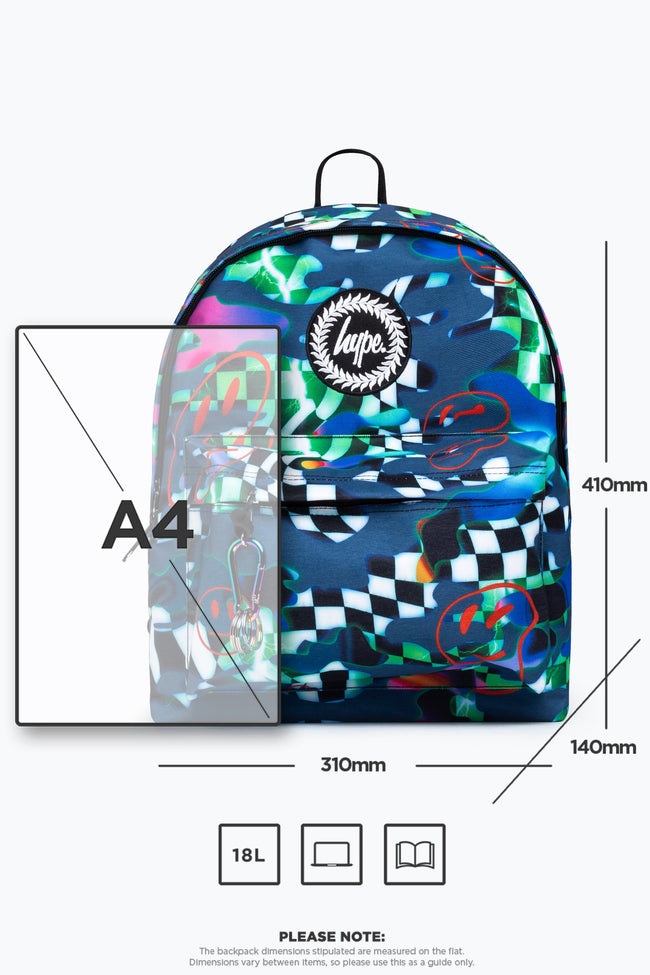 HYPE UNISEX CHECKERBOARD HEADACHE CREST BACKPACK