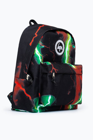 HYPE UNISEX BLACK ANGER SKIES CREST BACKPACK