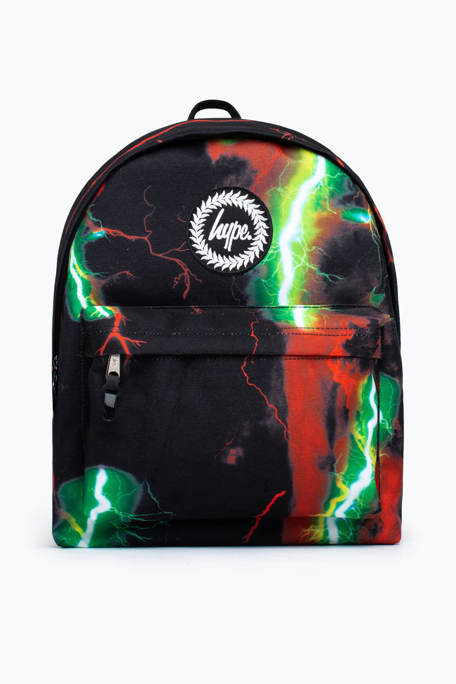 HYPE UNISEX BLACK ANGER SKIES CREST BACKPACK