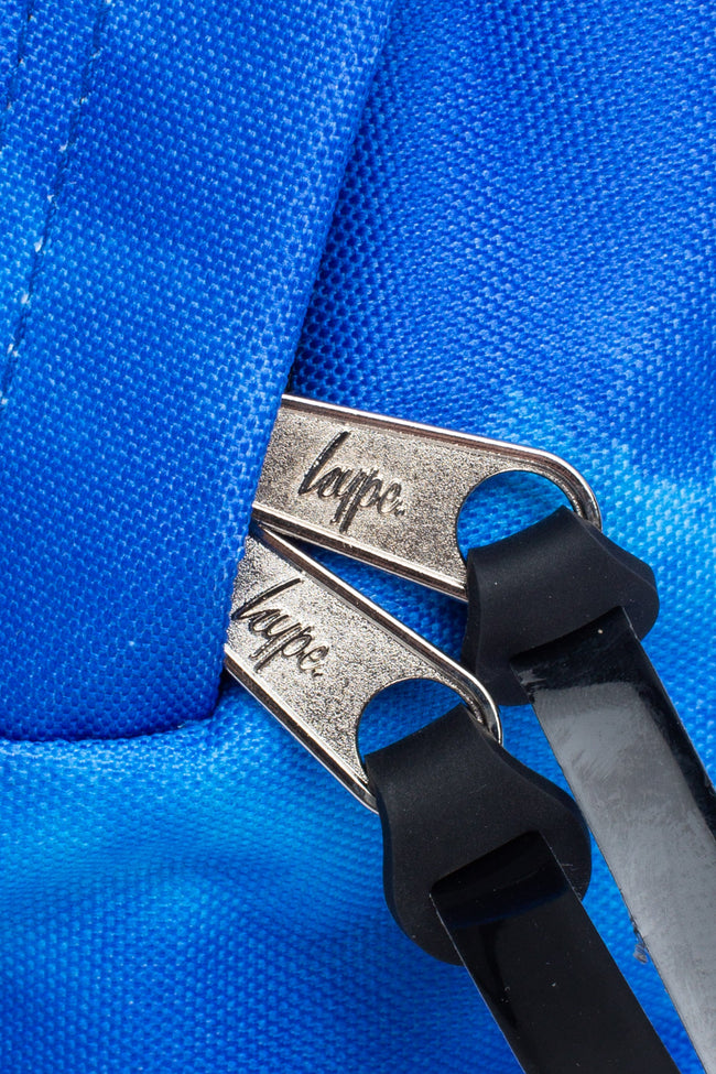 HYPE UNISEX BLUE WATERCOLOUR CREST BACKPACK