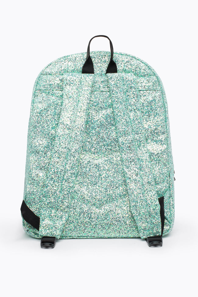 HYPE UNISEX MINT GLITTER CREST BACKPACK