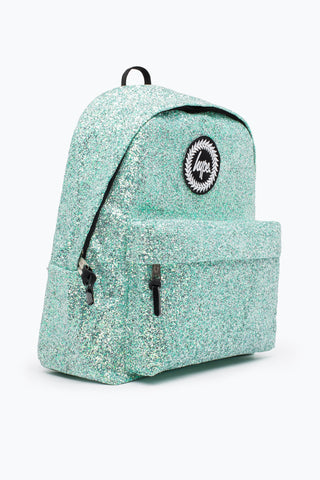 HYPE UNISEX MINT GLITTER CREST BACKPACK