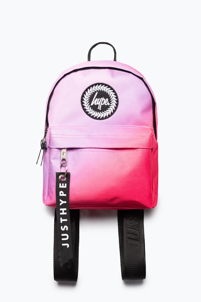 HYPE UNISEX PINK FADE CREST MINI BACKPACK