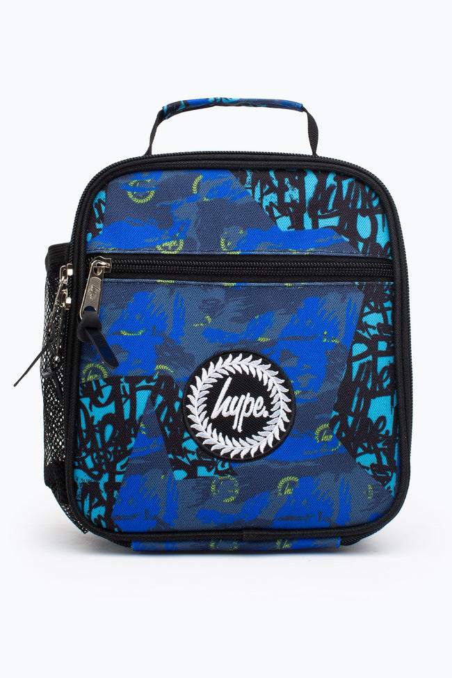 HYPE UNISEX BLUE TYLER CAMO CREST LUNCHBOX