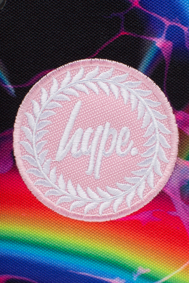 HYPE UNISEX MIDNIGHT RAINBOW CREST LUNCHBOX