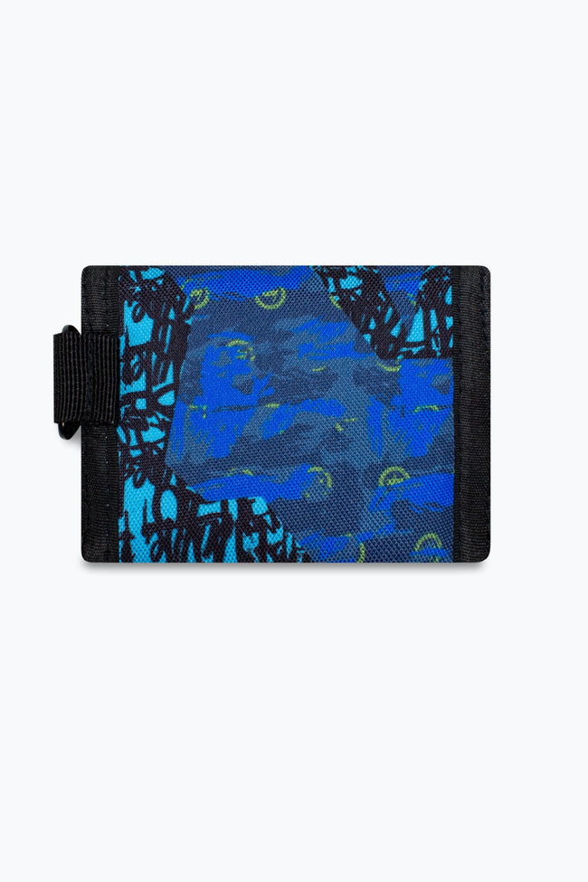 HYPE UNISEX BLUE TYLER CAMO WALLET