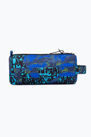 HYPE UNISEX BLUE TYLER CAMO CREST PENCIL CASE