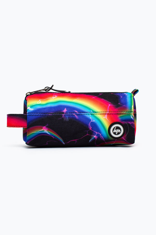 HYPE UNISEX MIDNIGHT RAINBOW CREST PENCIL CASE