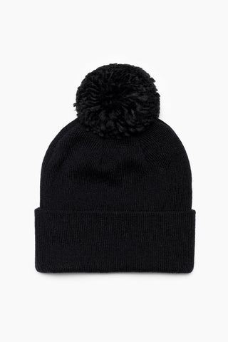 HYPE UNISEX BLACK BOBBLE SCRIPT HAT