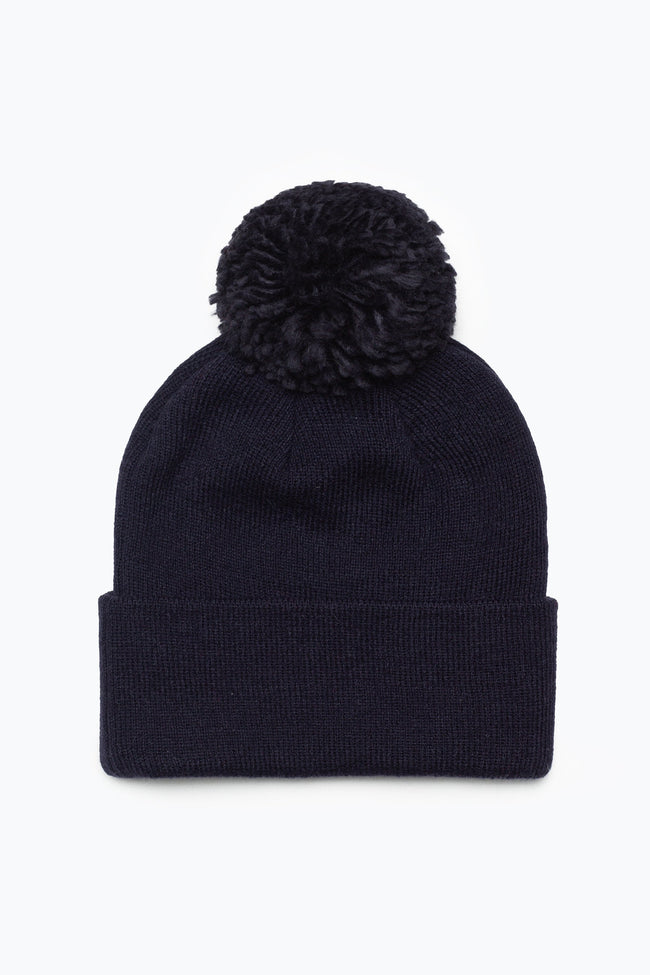 HYPE UNISEX NAVY BOBBLE SCRIPT HAT