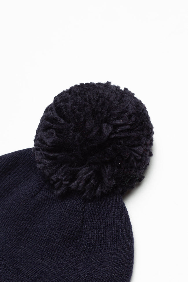 HYPE UNISEX NAVY BOBBLE SCRIPT HAT