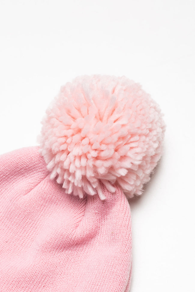 HYPE UNISEX PINK BOBBLE SCRIPT HAT