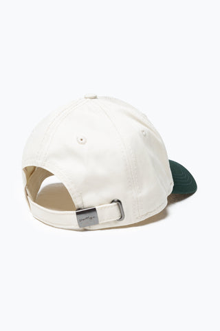 HYPE UNISEX CREAM CORD CONTRAST SCRIBBLE DAD CAP