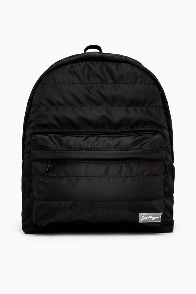 HYPE UNISEX BLACK QUILTED SCRIBBLE BACKPACK