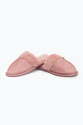 HYPE PINK SLIP ON KIDS SLIPPERS