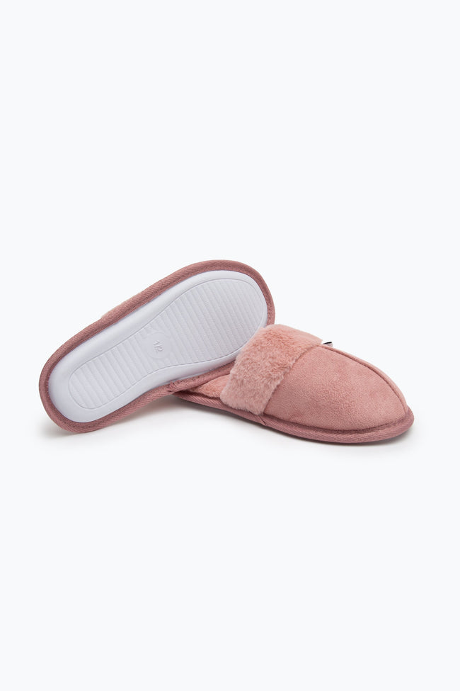 HYPE PINK SLIP ON KIDS SLIPPERS