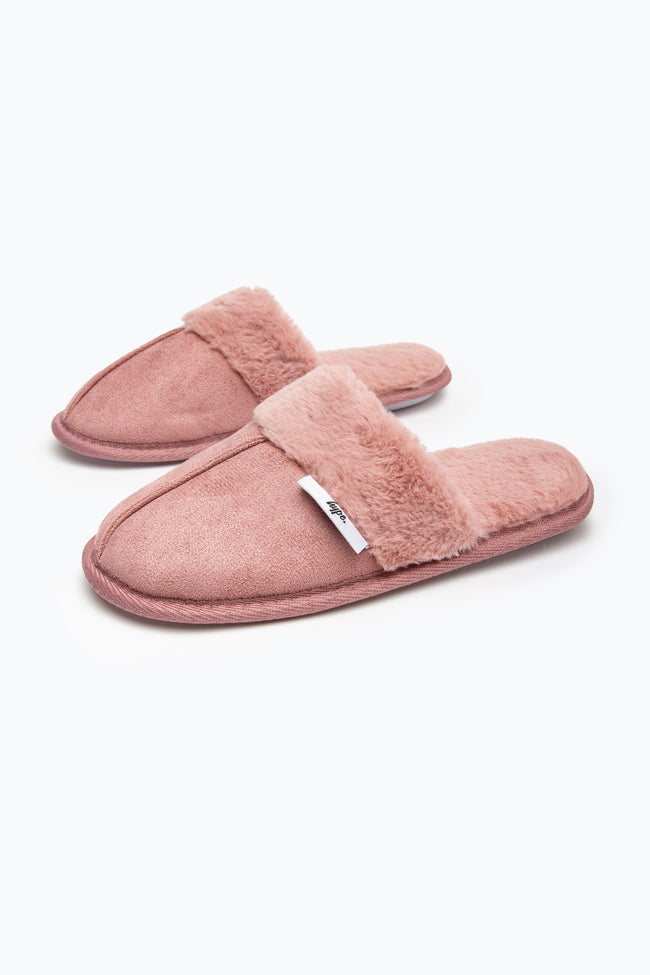 HYPE PINK SLIP ON KIDS SLIPPERS