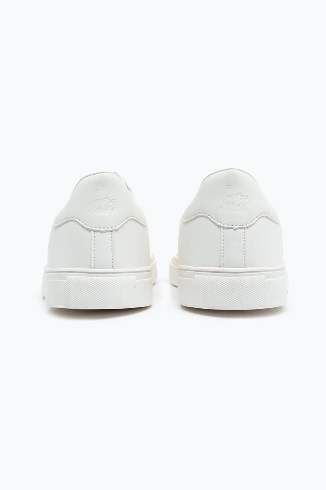 HYPE WHITE COURT KIDS TRAINERS