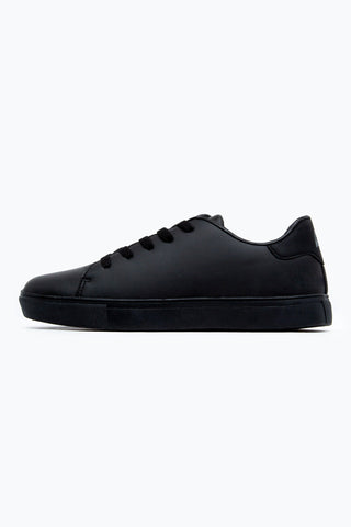 HYPE BLACK COURT KIDS TRAINERS